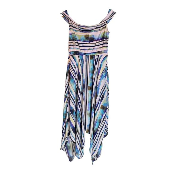 Women's - ECI New York Handkerchief Hem Dress, Size 6 - Picture 7 of 8